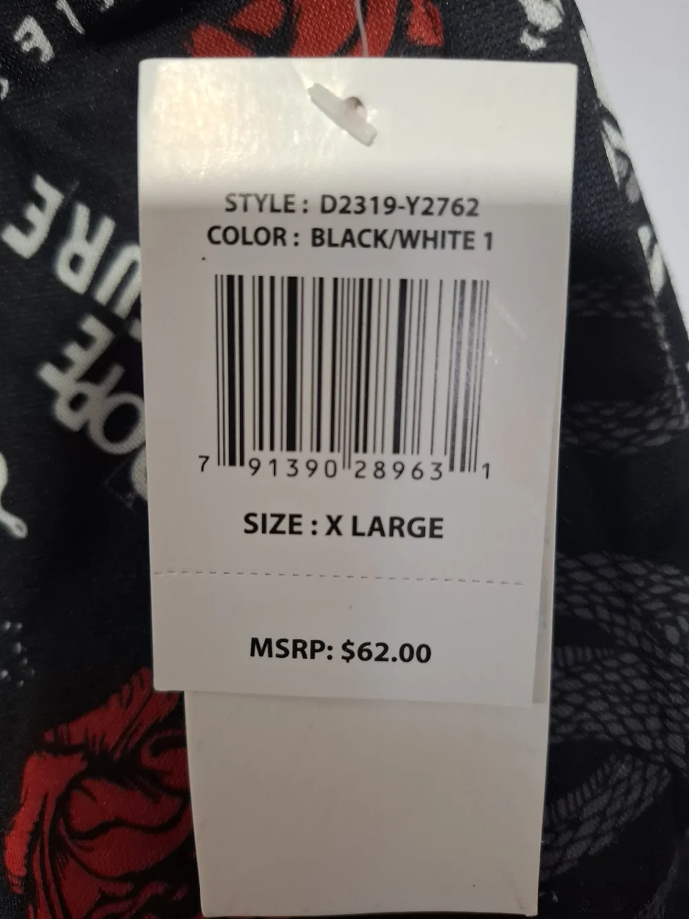 Fresh Kids Black Joggers with Red Rose Graphic